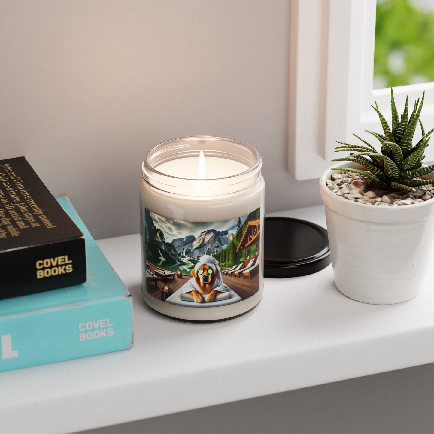 Golden Serenity Scented Candle