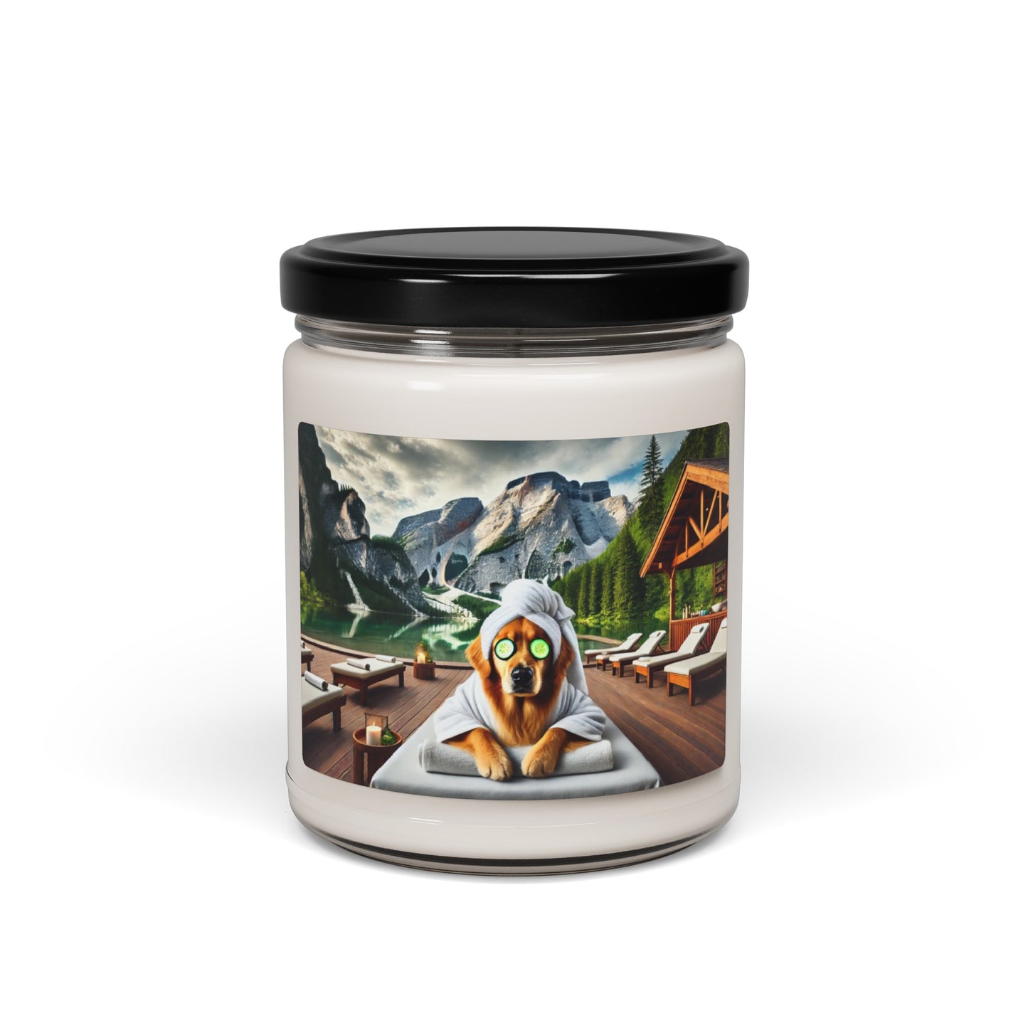 Golden Serenity Scented Candle